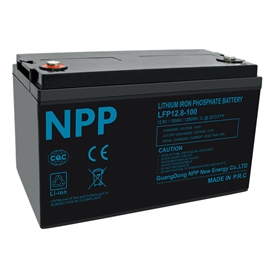 NPP Power Lithiumbatteri 12V/100Ah (Bluetooth)